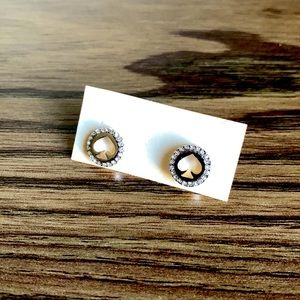 Kate Spade Silver Spade Stud Earrings